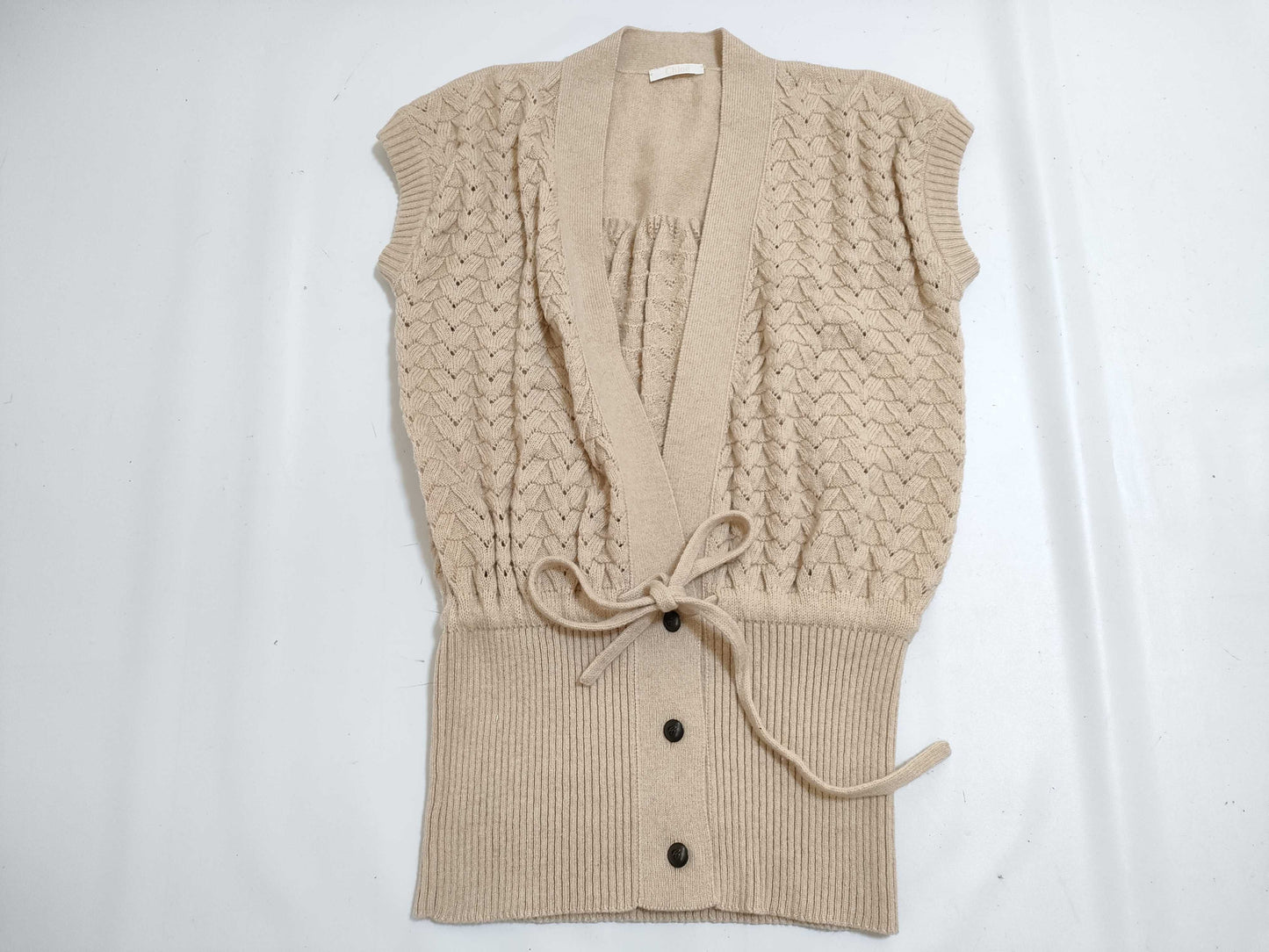 Chloe □ Chloe Knit Vest CH246 Tops
