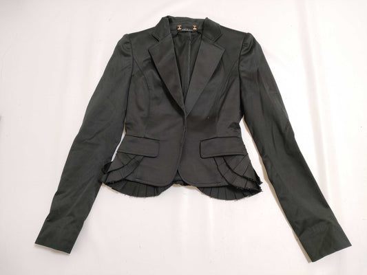 GUCCI □ Gucci Pleated Jacket Black Jacket