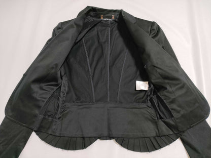 GUCCI □ Gucci Pleated Jacket Black Jacket