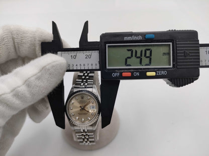 ROLEX 69174G E636854 Silver Dial Women's Watch