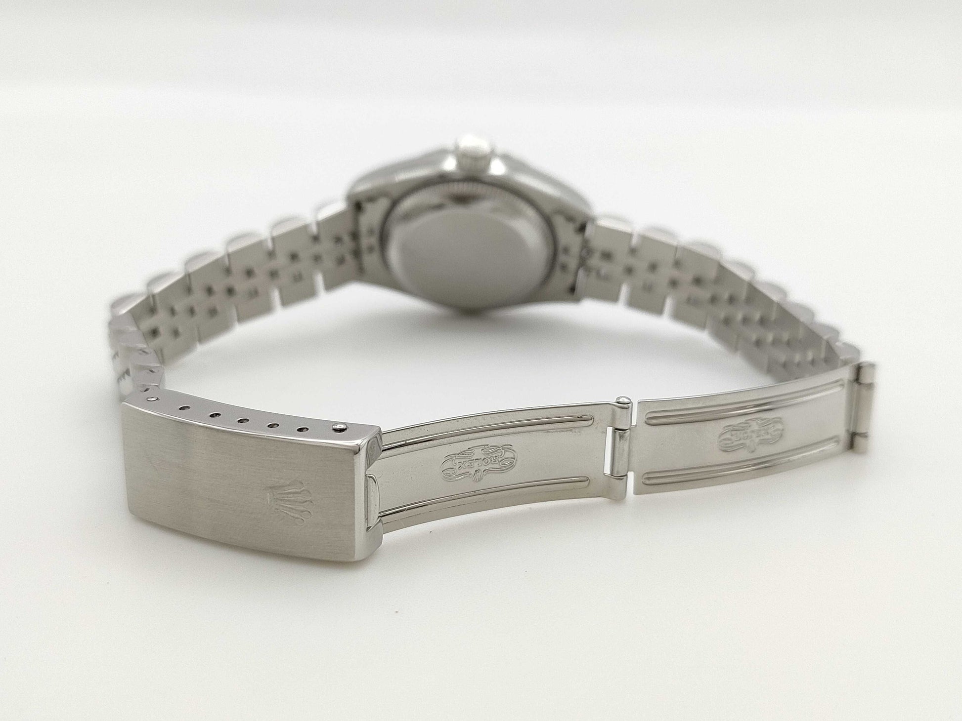 ROLEX 69174G T161527 Silver Dial Women's Watch