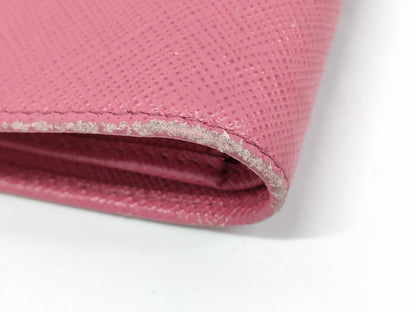 PRADA pink wallet