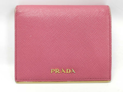 PRADA pink wallet
