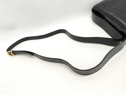 Salvatore Ferragamo Gancini Crocodile Shoulder Bag Shoulder Bag