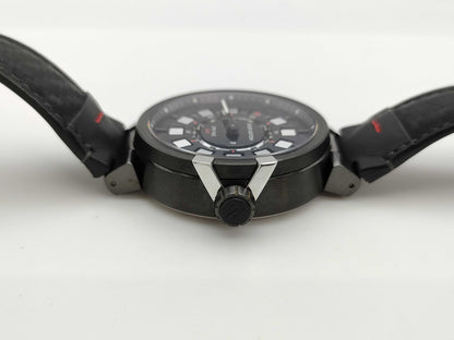 LOUIS VUITTON Tambour Evolution Spintime GMT Q1AG0 TH3490 Automatic Men's Watch