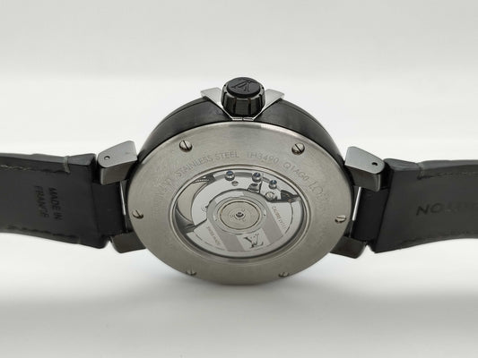 LOUIS VUITTON Tambour Evolution Spintime GMT Q1AG0 TH3490 Automatic Men's Watch