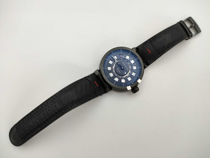 LOUIS VUITTON Tambour Evolution Spintime GMT Q1AG0 TH3490 Automatic Men's Watch