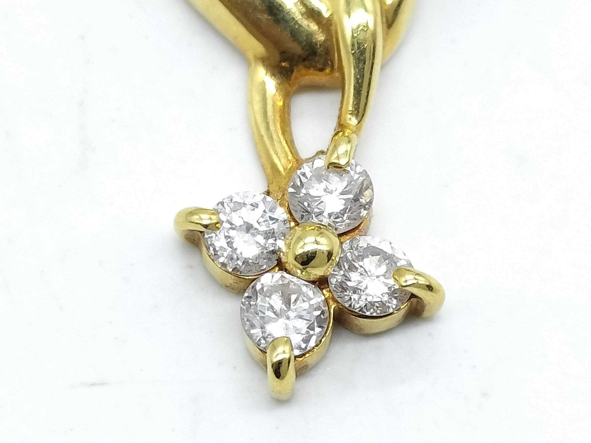 D0.30ct K18 4.2g Necklace 