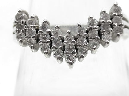 D0.40ct Pt900 5.6g Ring 