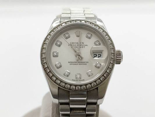 ROLEX 179136G K556526 President Bracelet Women's Watch