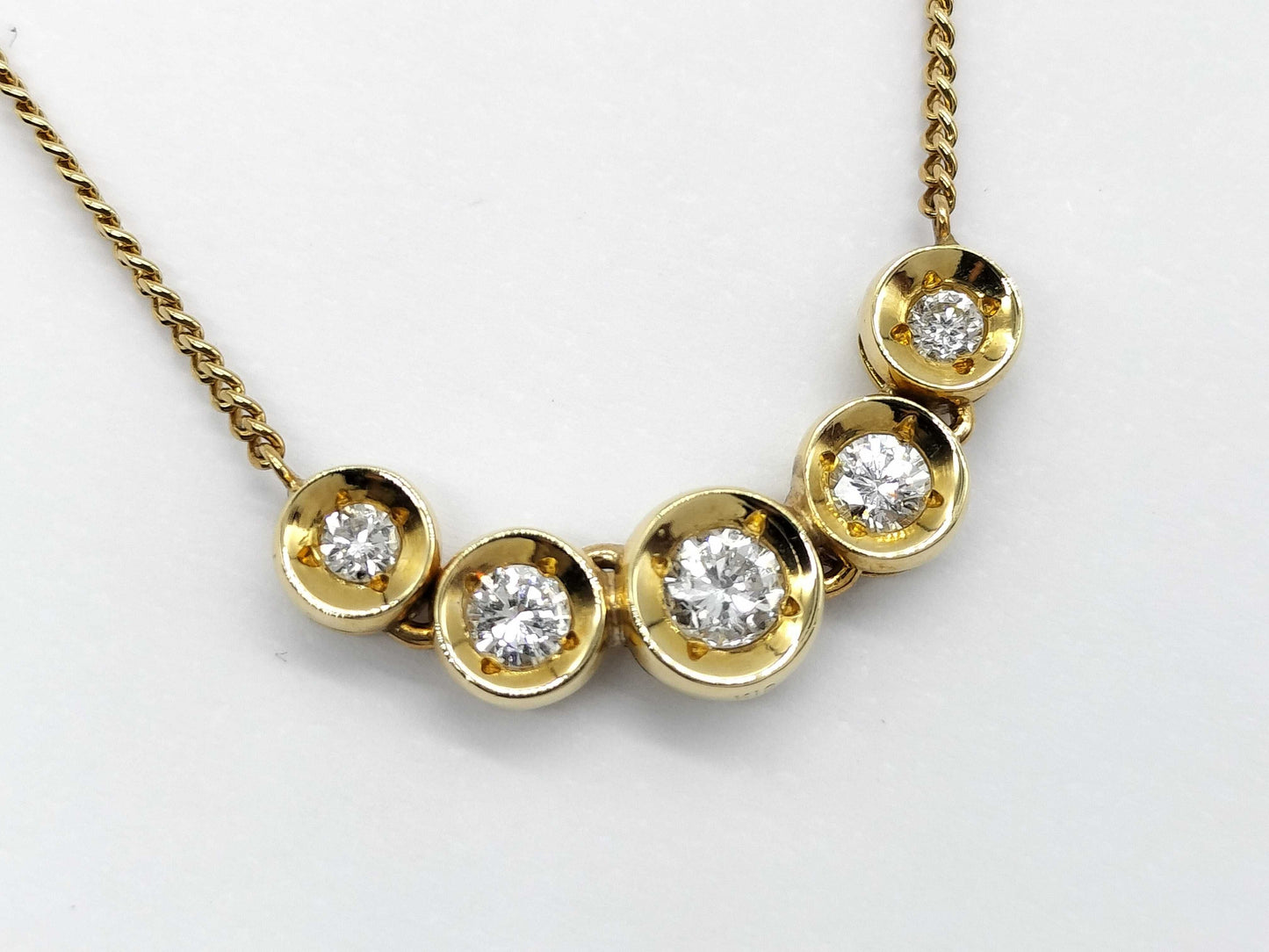 D0.50ct K18 5.4g Necklace 