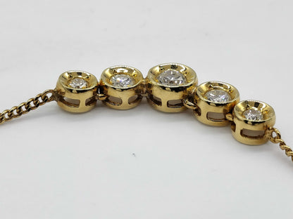 D0.50ct K18 5.4g Necklace 