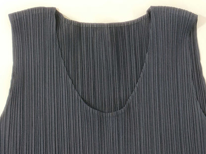 PLEATS PLEASE □ Issey Miyake Pleated Sleeveless Dress Dress