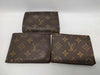 LOUIS VUITTON Monogram Folding Wallet, Pass Case, and 3-Piece Set
