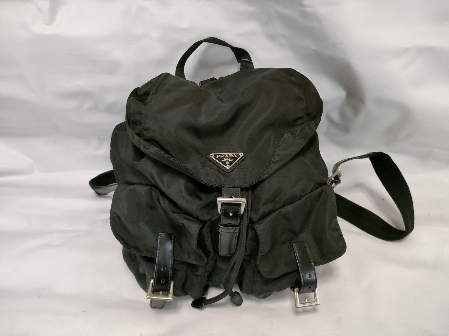 PRADA Nylon Backpack Black Rucksack