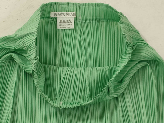 PLEATS PLEASE Pleated Tank Top/Skirt Green Line Other Apparel