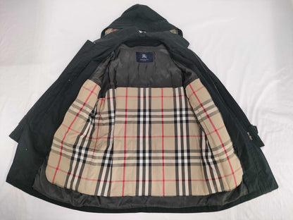 BURBERRY Hooded Coat with Check Lining