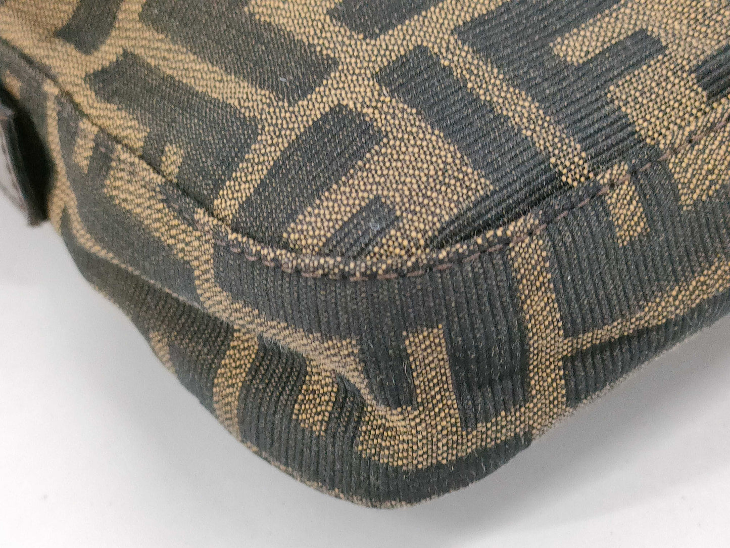 FENDI Zucca Mamma Bucket Shoulder Bag