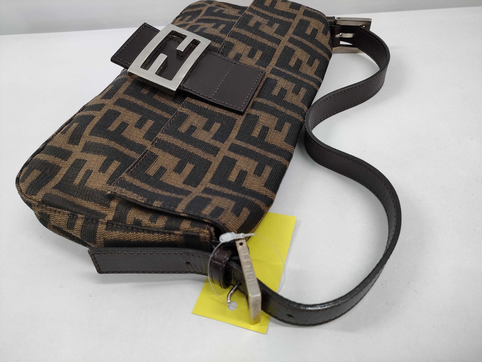 FENDI Zucca Mamma Bucket Shoulder Bag