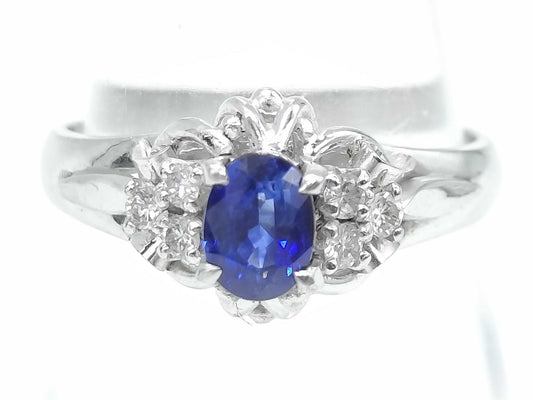 S 0.55ct D 0.10ct PT900 4.2g Ring 