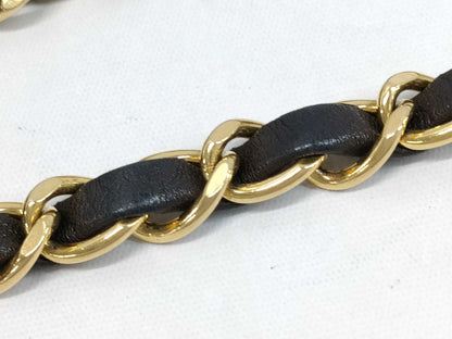 CHANEL Lambskin Matlasse 23 W Flap 2nd Shoulder Bag