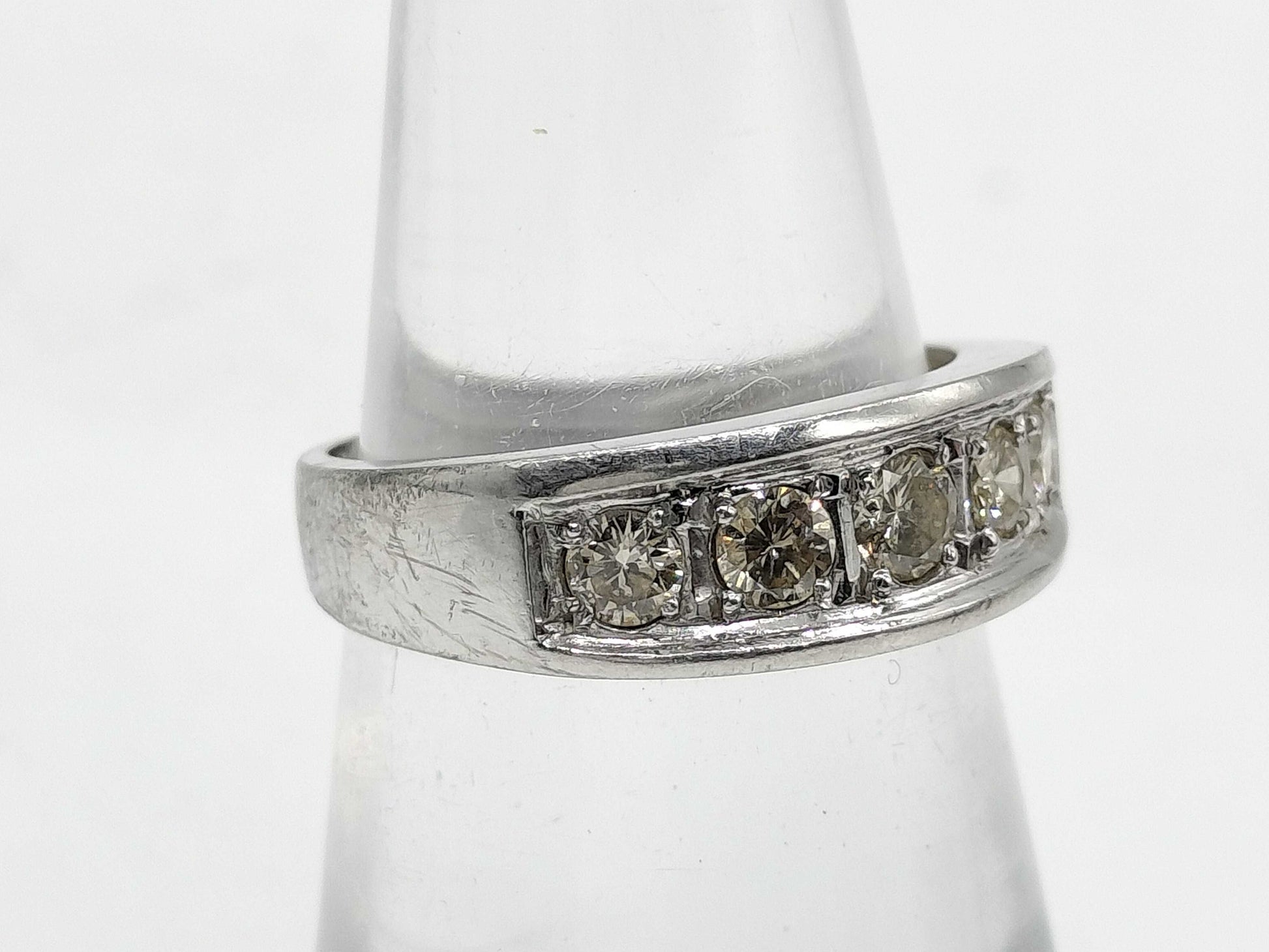 D0.4ct Pt900 3.1g Ring 