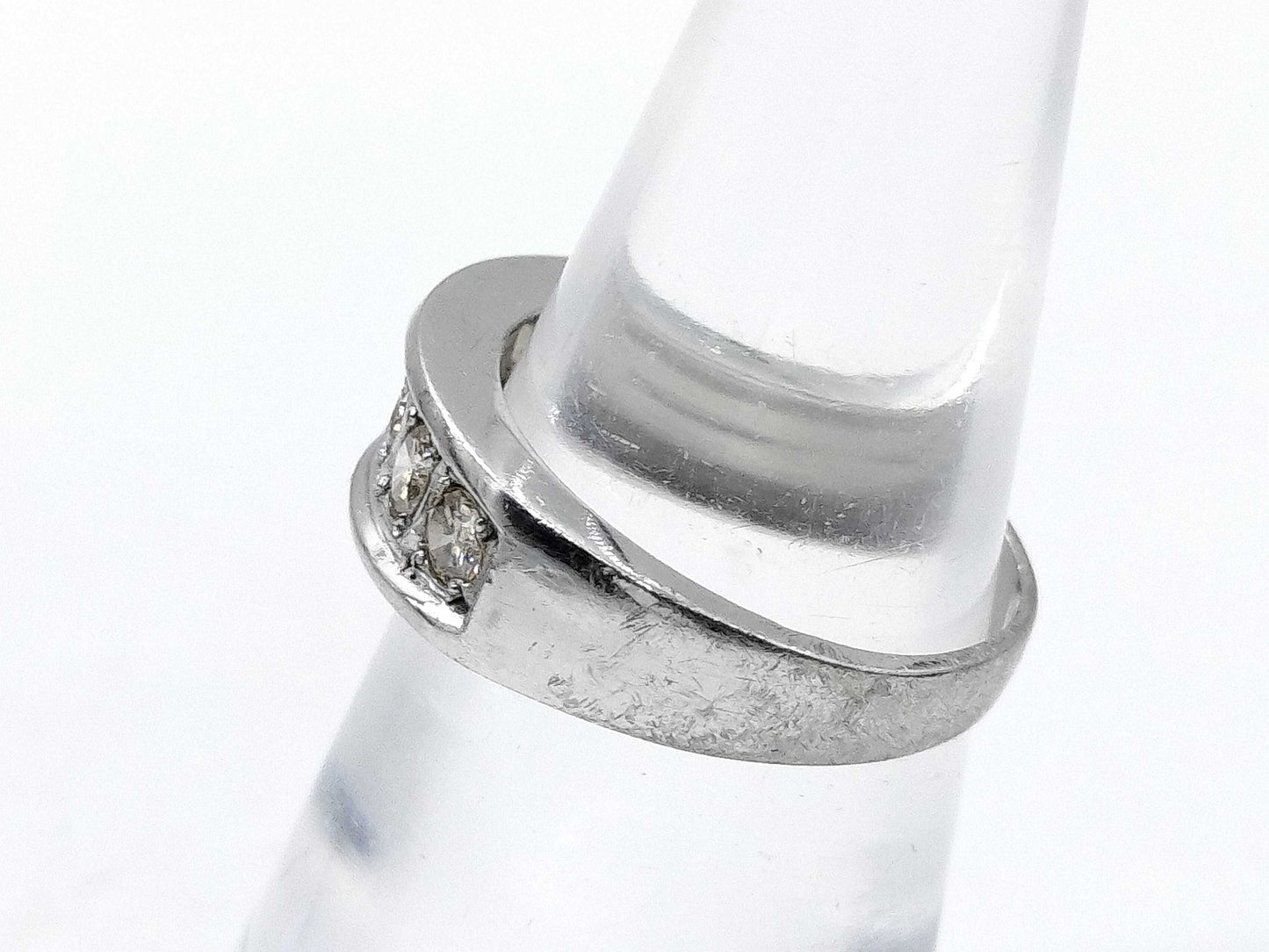 D0.4ct Pt900 3.1g Ring 