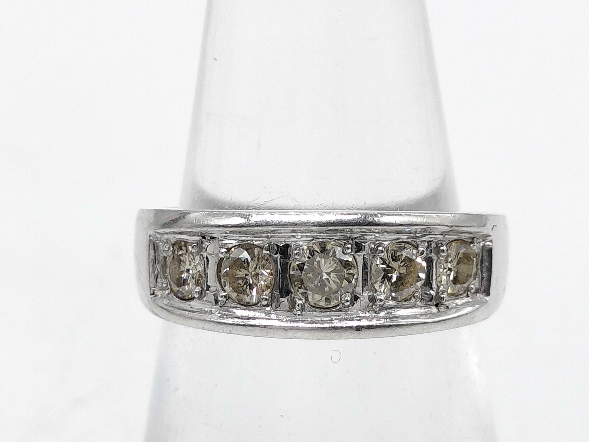 D0.4ct Pt900 3.1g Ring 