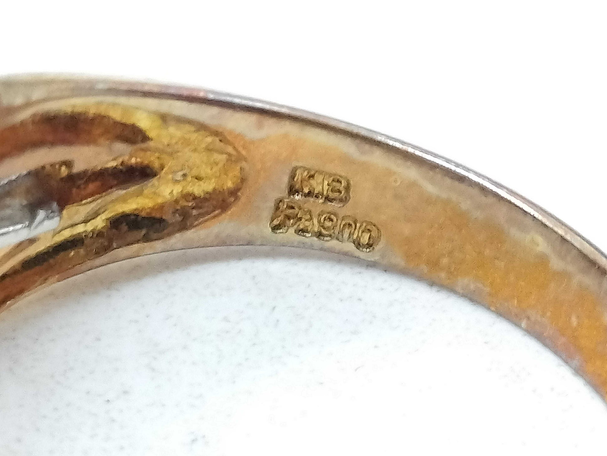 D0.30ct K18/Pt900 5.8g Ring 