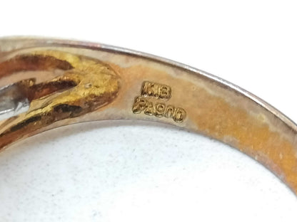 D0.30ct K18/Pt900 5.8g Ring 