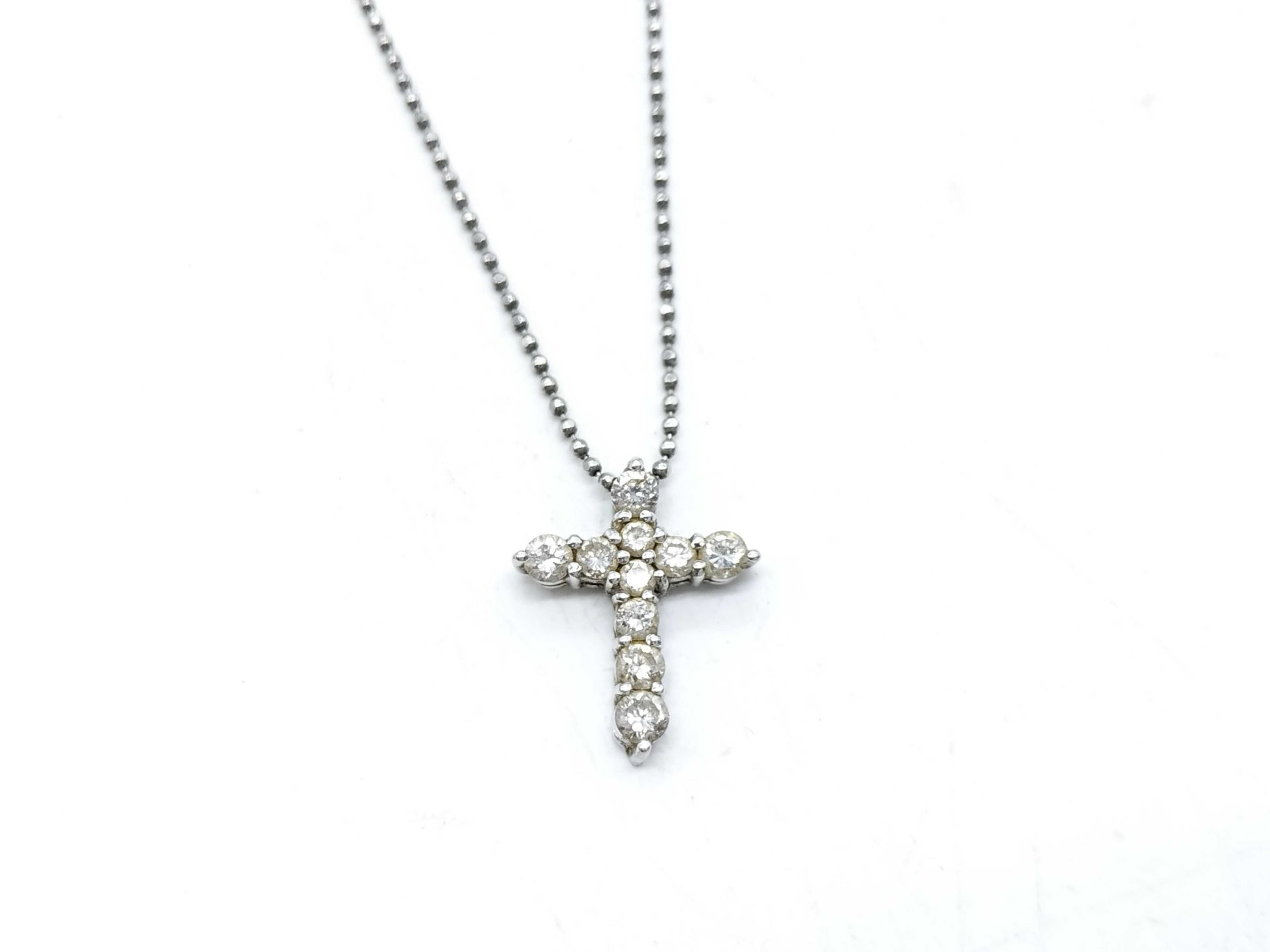 D0.50ct Pt850 3.6g Necklace 