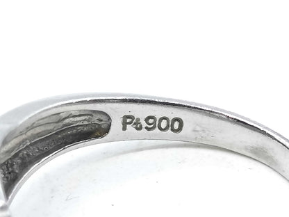 D0.30ct Pt900 3.8g Ring 