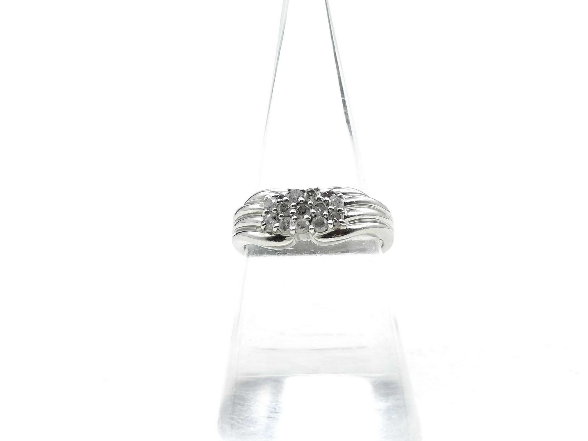 D0.30ct Pt900 3.8g Ring 