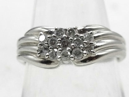 D0.30ct Pt900 3.8g Ring 