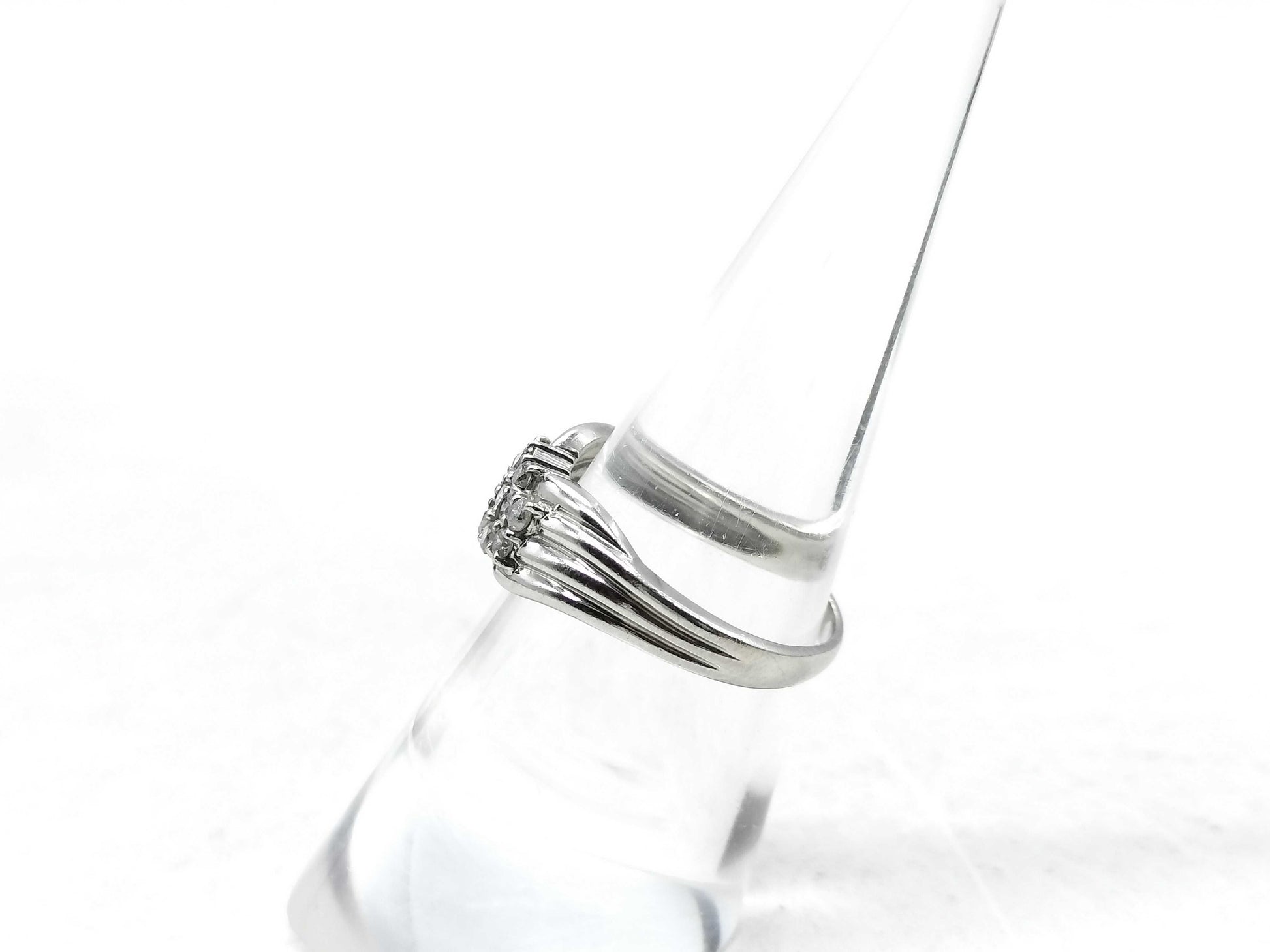 D0.30ct Pt900 3.8g Ring 