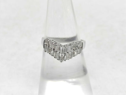 D0.50ct Pt900 3.9g Ring 
