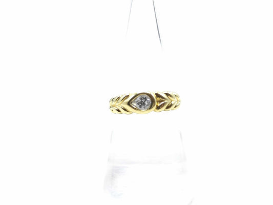 D0.218ct K18 4.1g Ring 