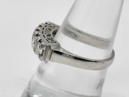 D1.00ct Pt900 6.8g Ring 