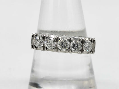 D1.00ct Pt900 6.8g Ring 