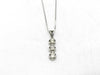 D0.25ct K18WG 1.3g Necklace 