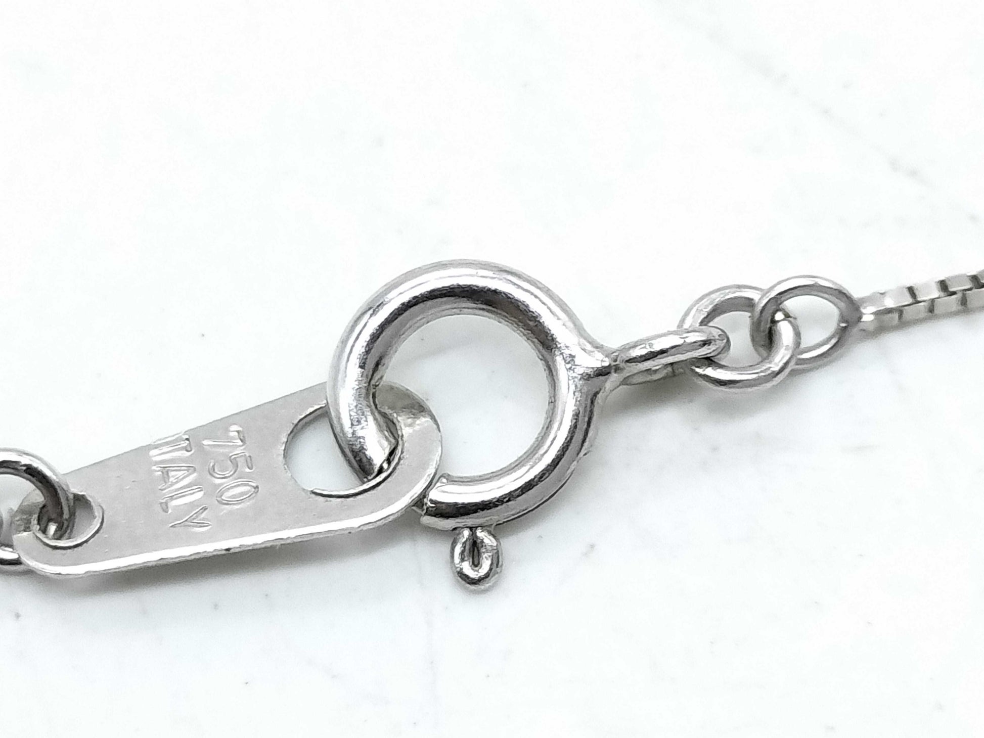 D0.25ct K18WG 1.3g Necklace 