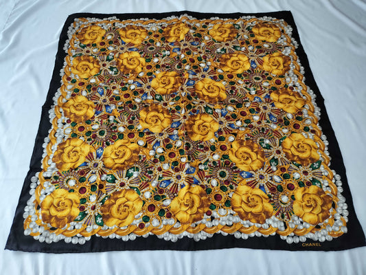 CHANEL CHANEL Accessory Pattern Scarf Scarf