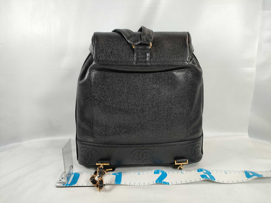 CHANEL Caviar Skin Coco Mark Backpack, No. 4