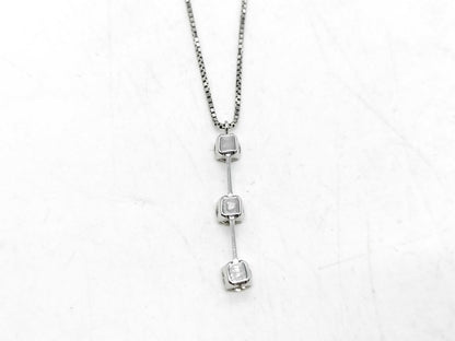 D0.50ct Pt850 2.7g Necklace 