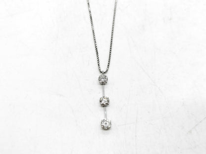 D0.50ct Pt850 2.7g Necklace 