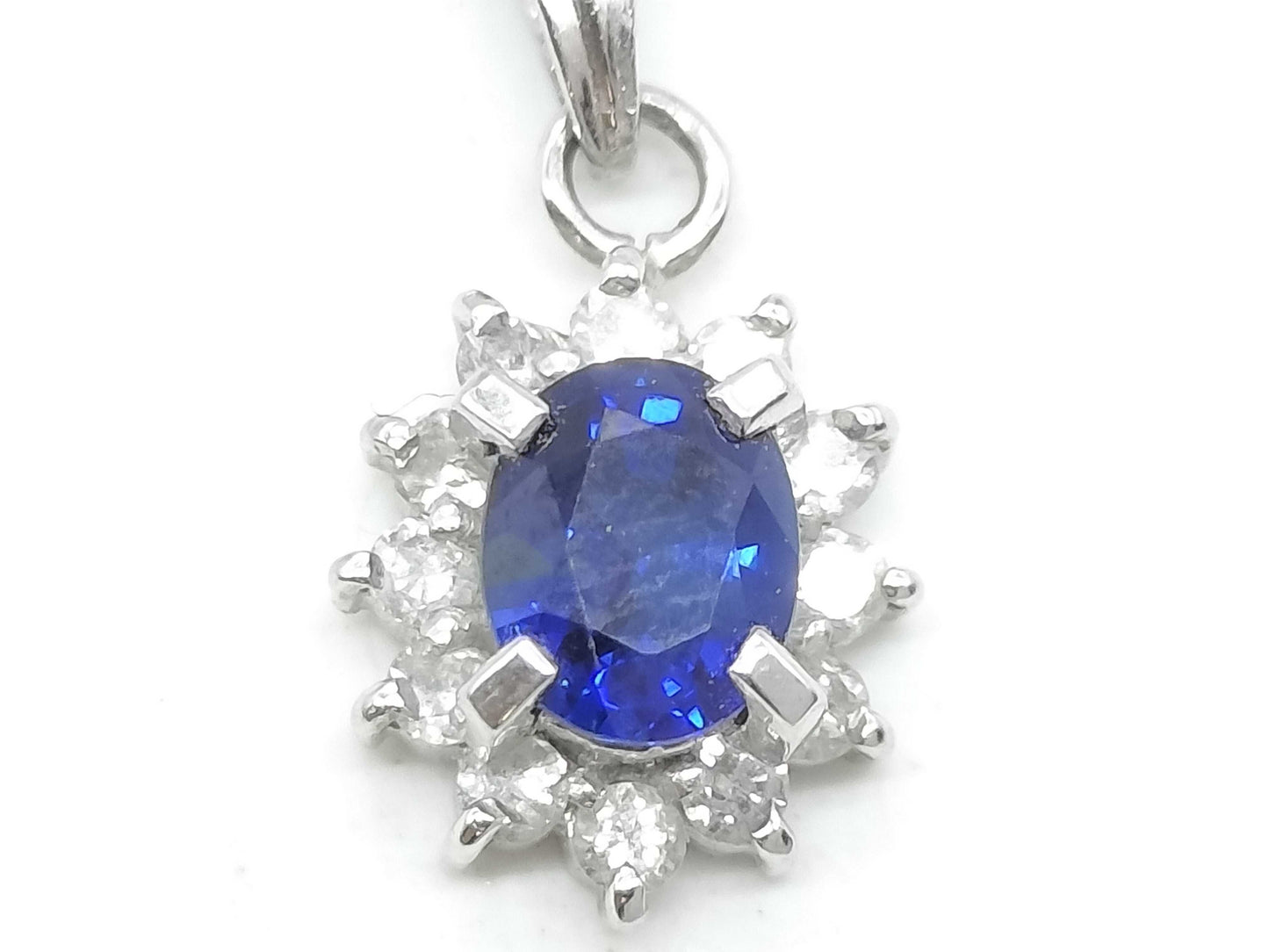 S 0.49ct D 0.13ct Pt850 5.1g Necklace 