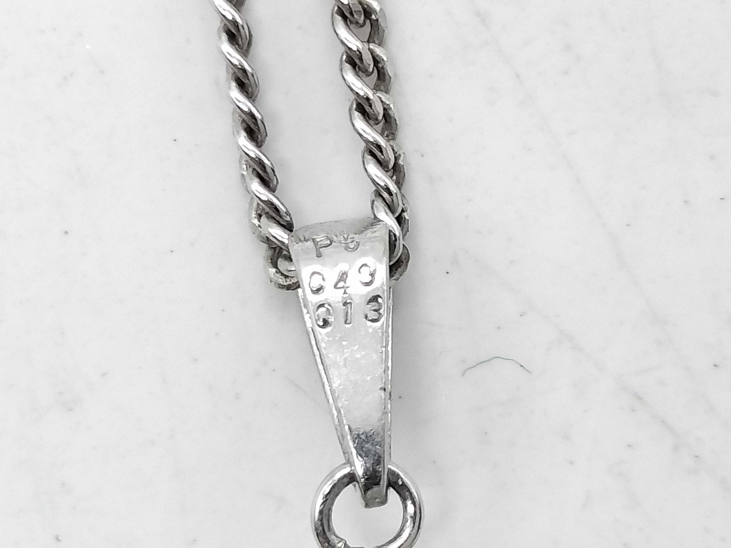 S 0.49ct D 0.13ct Pt850 5.1g Necklace 