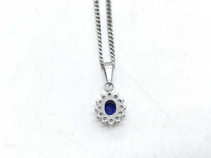 S 0.49ct D 0.13ct Pt850 5.1g Necklace 