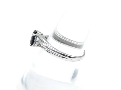 S1.00ct D0.16ct Pt900 4.4g Ring 