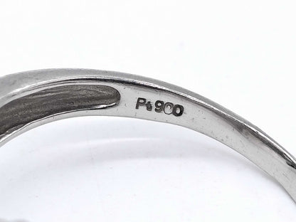 D0.27ct Pt900 3.8g Ring 